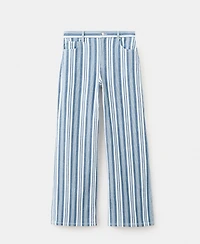 Mango Women's Straight Striped Jeans