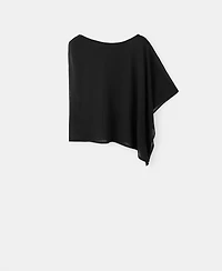 Mango Women's Asymmetrical Knitted Cape