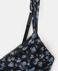Mango Women's Floral Print Tulle Dress