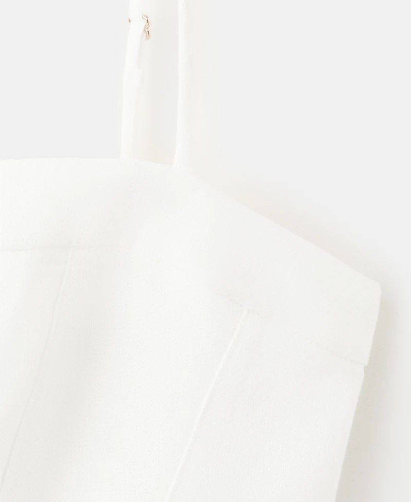 Mango Women's A-Line Linen Dress