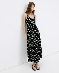 Mango Women's Godets A-Line Dress