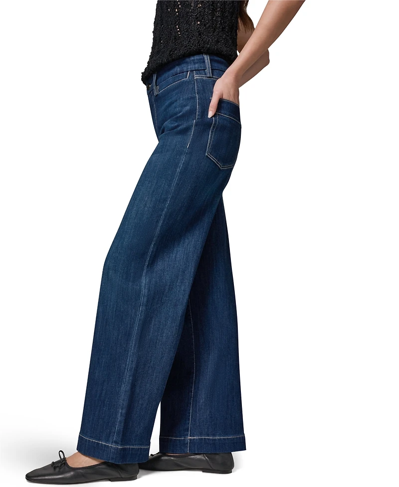 Donna Karan Weekend Women's High Rise Wide Leg Jeans