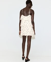 Mango Women's Polka-Dot Halter Dress