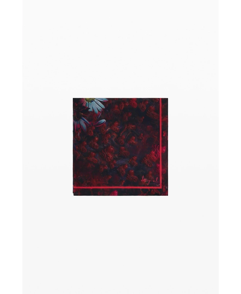 Desigual Women's Hearts Daisies Scarf