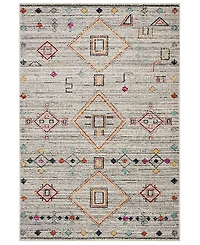 Safavieh Adirondack 208 Light Gray and Red 5'1" x 7'6" Sisal Weave Area Rug