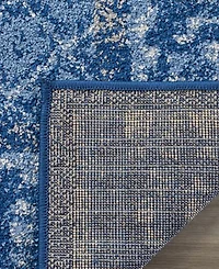 Safavieh Adirondack Light Blue and Dark Blue 5'1" x 7'6" Area Rug
