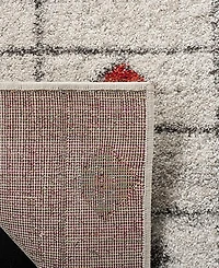 Safavieh Adirondack 206 Light Gray and Aqua 8' x 10' Sisal Weave Area Rug