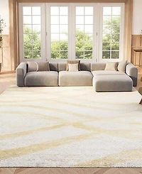 Safavieh Adirondack 125 Cream and Champagne 5'1" x 7'6" Area Rug