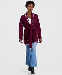 I.n.c. International Concepts Petite Studded Cardigan, Macy's Exclusive