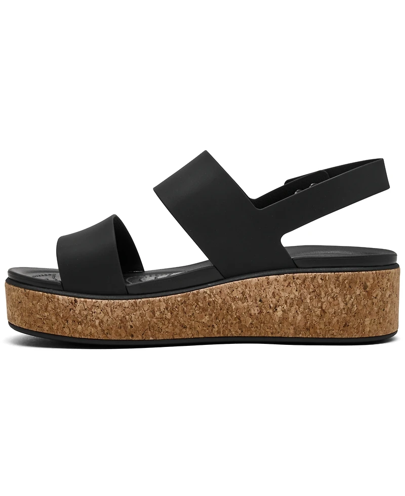 Crocs Women's Brooklyn Cork Low Wedge Sandals