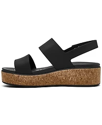 Crocs Women's Brooklyn Cork Low Wedge Sandals