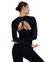 4F Women's Longsleeve For Yoga With Back Cutout