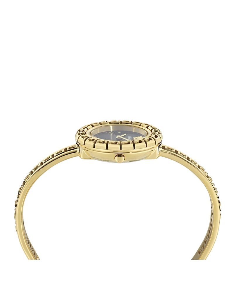 Versace Women's Greca Pendant Ip Yellow Gold Bracelet Watch
