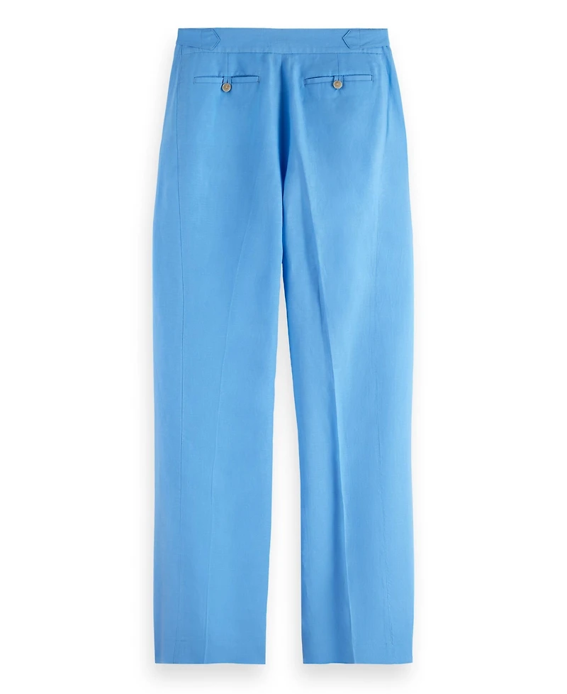 Scotch & Soda Women's Quinn Mid-Rise Pleat Front Pant