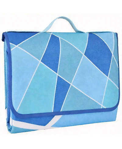 Aofar 59"x79" Picnic Blanket Waterproof Foldable Beach Mat Outdoor Camping Travel
