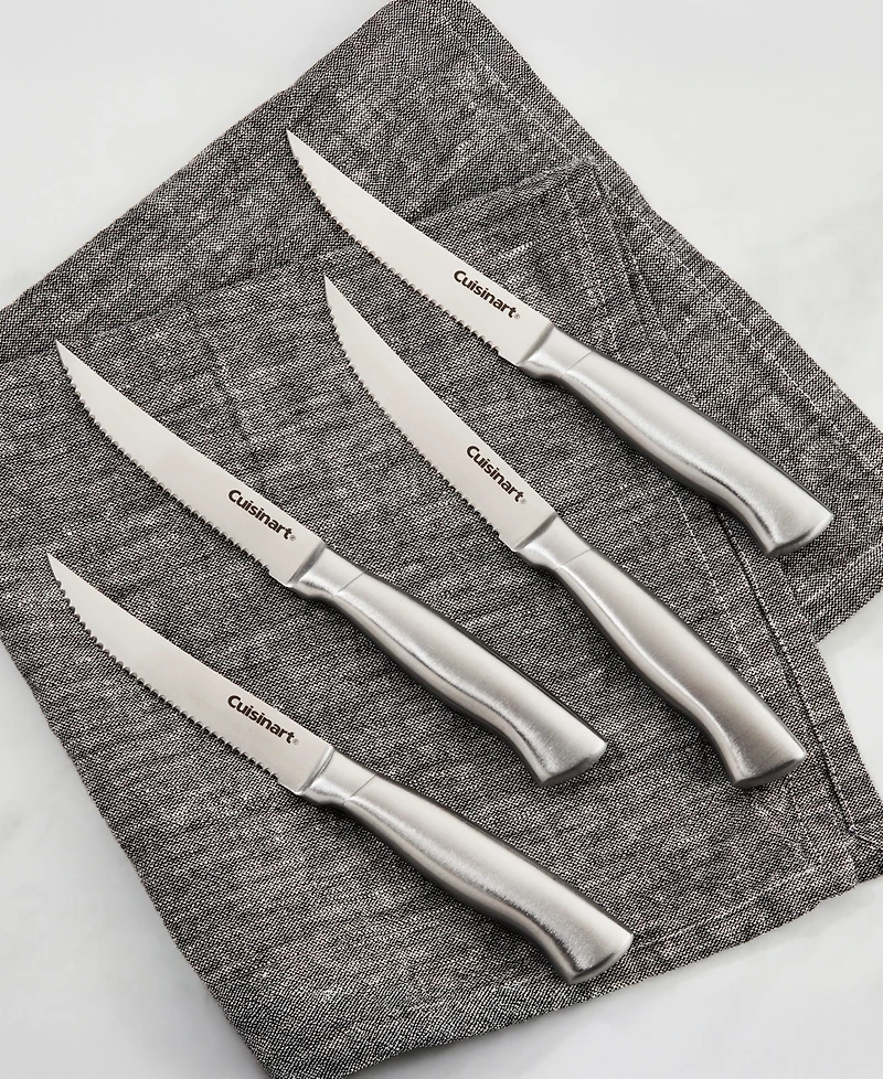 Cuisinart 4-Piece Stainless-Steel Hollow Handle Steak Knife Set