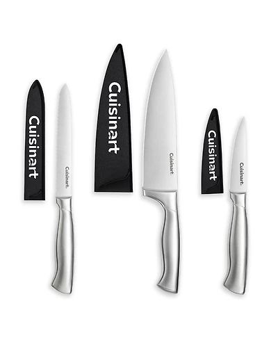 Cuisinart 6-Piece Stainless-Steel Knife & Cover Set