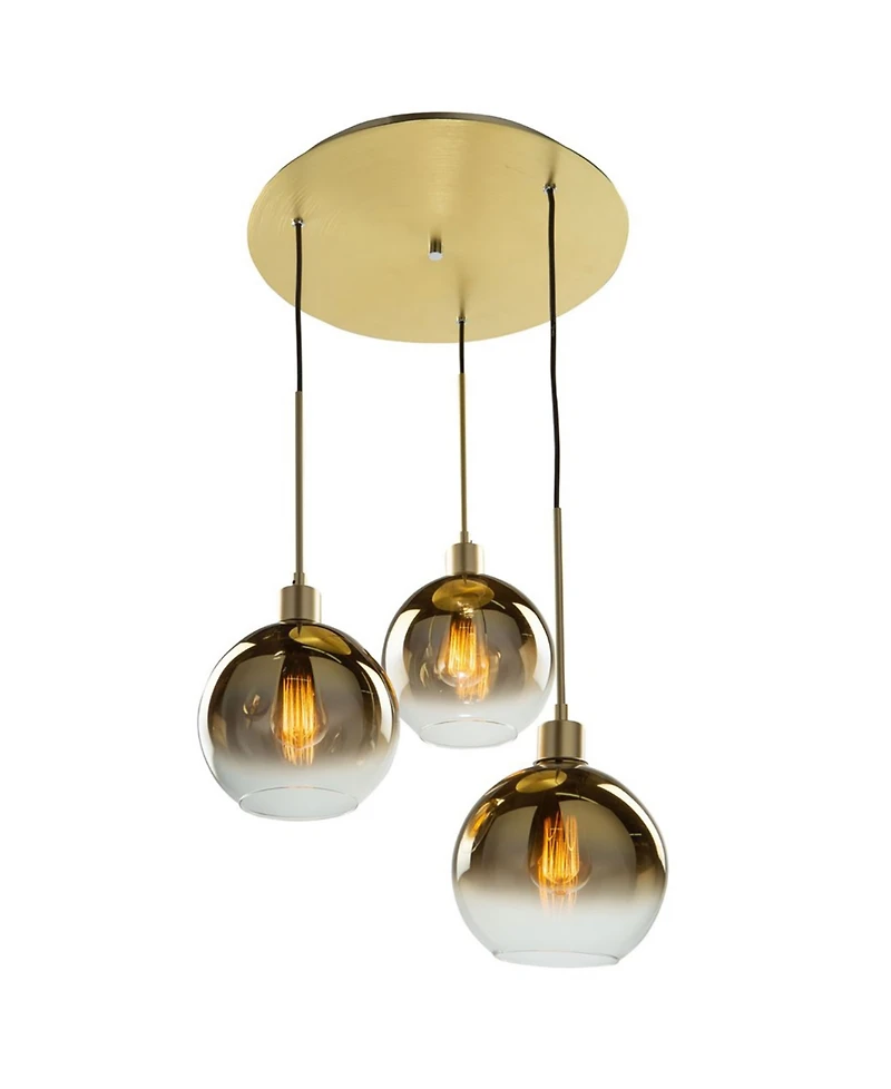 Artcraft Lighting Morning Mist 19.75" Metal 3-Light Pendant