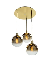 Artcraft Lighting Morning Mist 19.75" Metal 3-Light Pendant