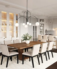 Artcraft Lighting Comet 31.5" Metal 6-Light Chandelier