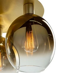 Artcraft Lighting Morning Mist 19.75" Metal 3-Light Semi-Flush Mount