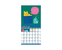 Tf Publishing Paper Goods 2027 Cat vs Adulting Wall Calendar