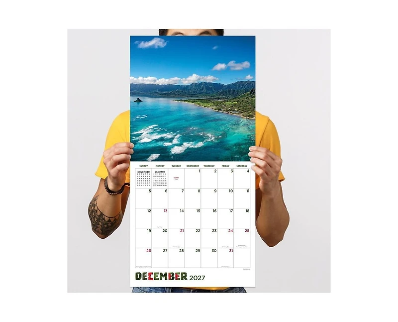 Tf Publishing Paper Goods 2027 Hawaii Wall Calendar