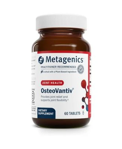 Metagenics Osteovantiv Uc Ii Collagen Thiaa For Joint Support Flexibility Post Exercise Comfort Non Gmo Gluten Free 60 Tablets