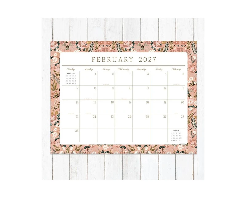 Tf Publishing Paper Goods 2027 Artisan Legacy Medium Desk Pad Monthly Blotter Calendar