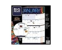 Tf Publishing Paper Goods 2027 Big Print Wall Calendar