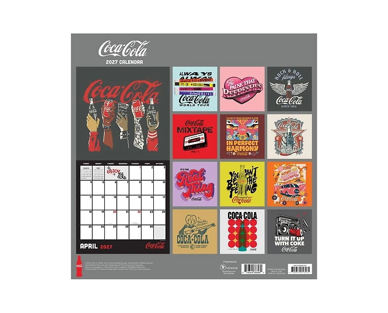 Tf Publishing Paper Goods 2027 Mixtape Wall Calendar