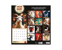 Tf Publishing Paper Goods 2027 Year of the Goat Wall Calendar