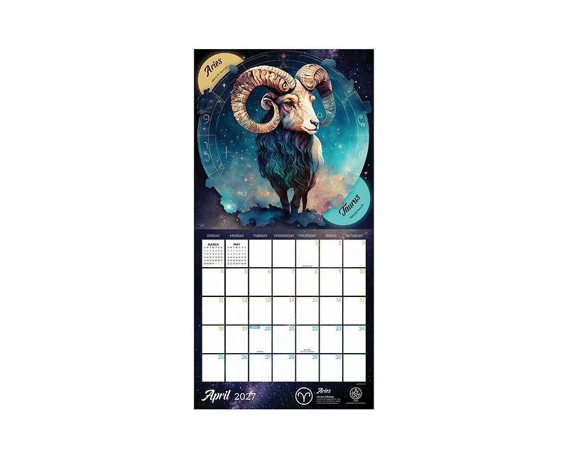 Tf Publishing Paper Goods 2027 Astrology Wall Calendar