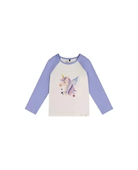 Deux par Little and Big Girl 6-12 Raglan Organic Cotton T-Shirt