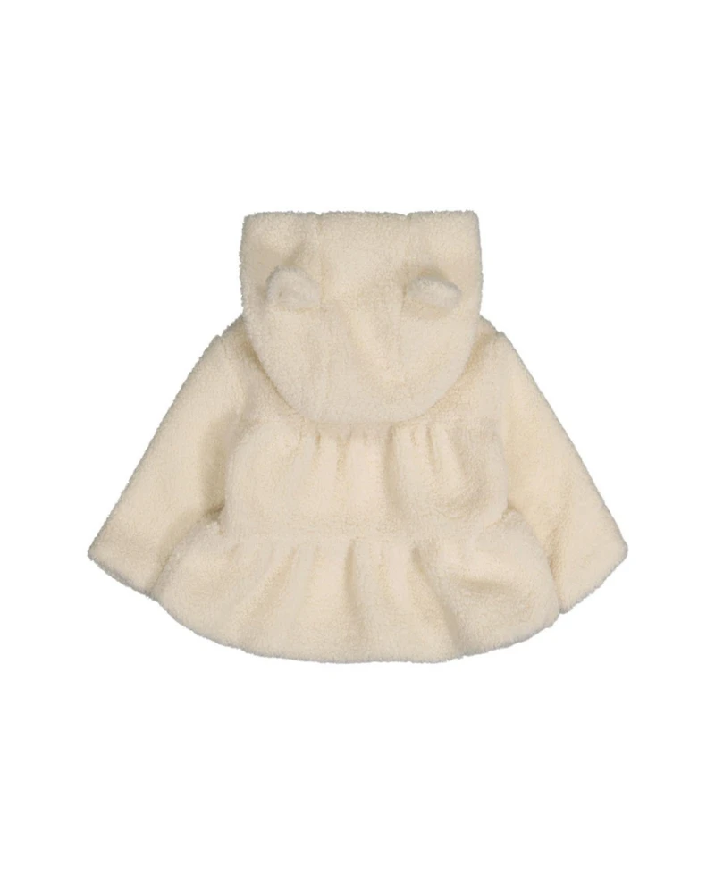 Deux par Baby Girl (3M–24M) Hooded Zip Sherpa Jacket