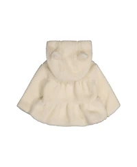 Deux par Baby Girl (3M–24M) Hooded Zip Sherpa Jacket