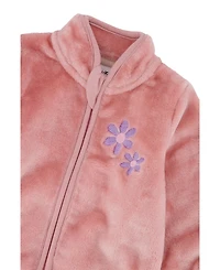 Deux par Baby Girls Plush Jacket Dusty