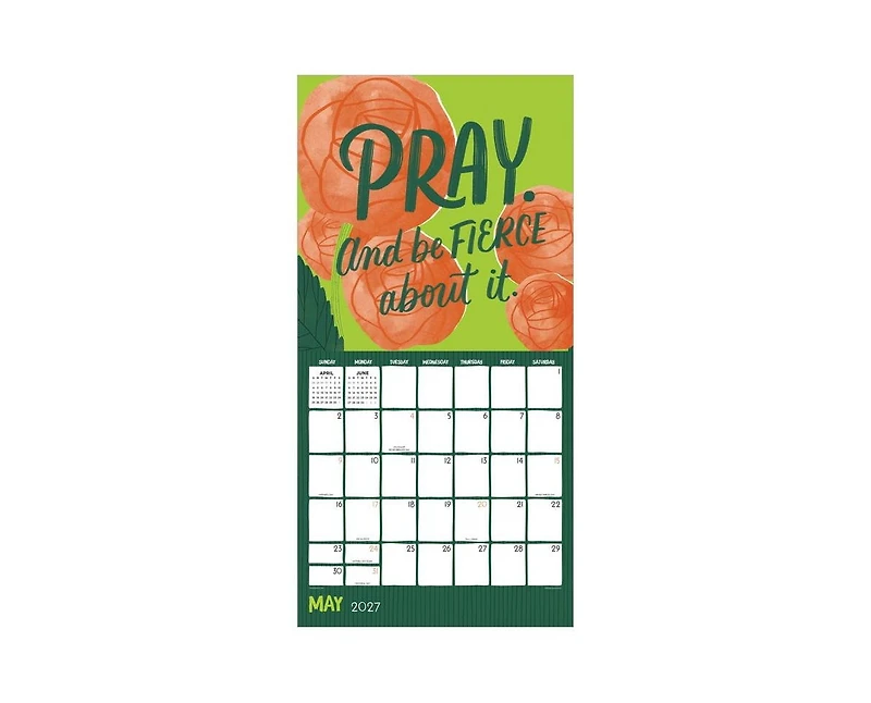 Tf Publishing Paper Goods 2027 Mahogany Wall Calendar