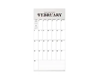 Tf Publishing Paper Goods 2027 Big Grid-Floral Wall Calendar