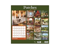 Tf Publishing Paper Goods 2027 Porches Wall Calendar