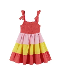 Andy & Evan Toddler Girls 2T To 6X Gauze layered dress