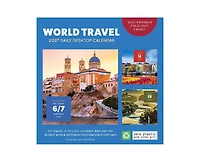 Tf Publishing Paper Goods 2027 World Travel Daily Desktop Calendar