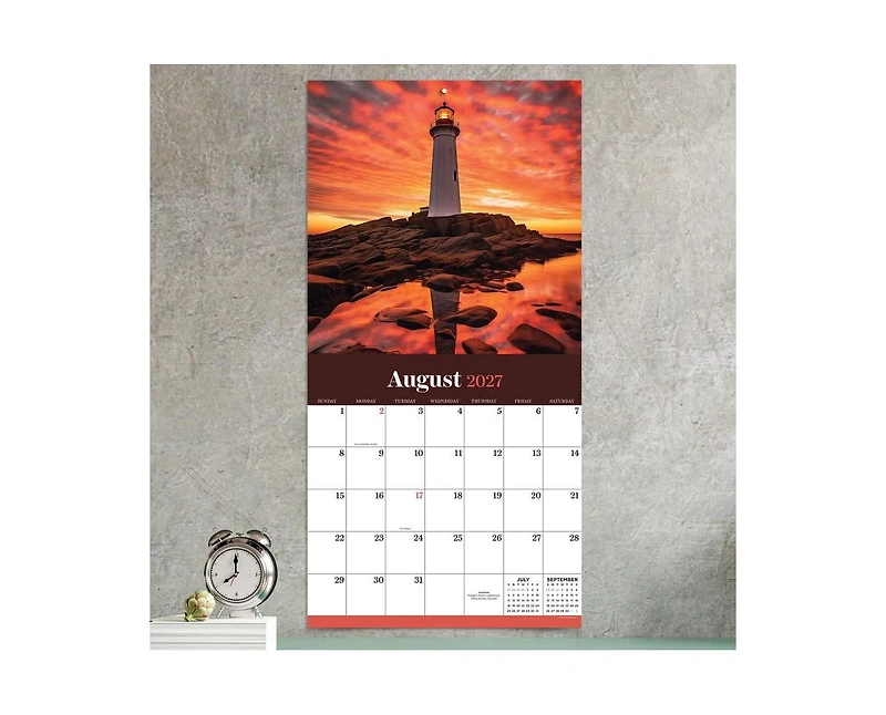 Tf Publishing Paper Goods 2027 Sunsets Wall Calendar