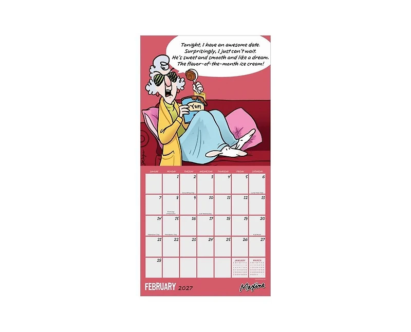 Tf Publishing Paper Goods 2027 Maxine Mini Calendar