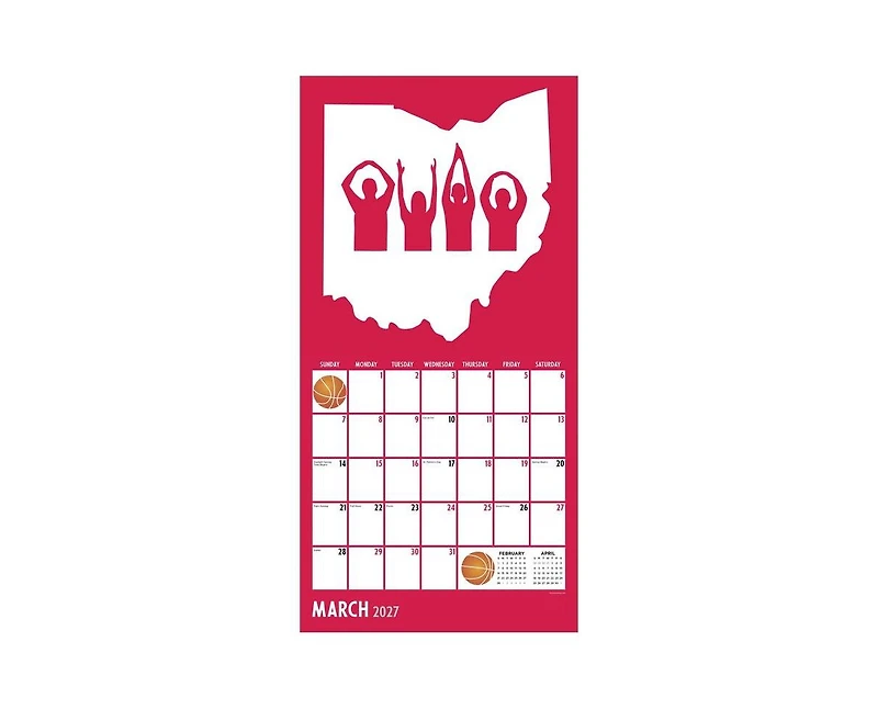 Tf Publishing Paper Goods 2027 Home Ohio Wall Calendar