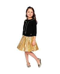 Deux par Little and Big Girl 6-14 Knitted Sweater