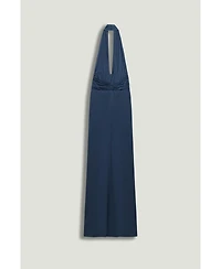 Nocturne Women's Draped Halter Neck Maxi Dress