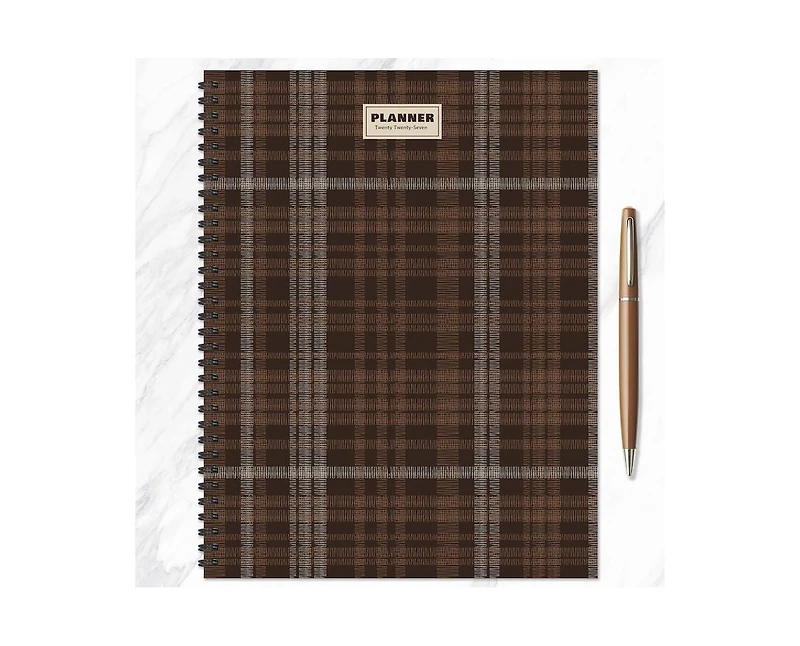 Tf Publishing Paper Goods 2027 Native Twill Large Weekly Monthly Planner