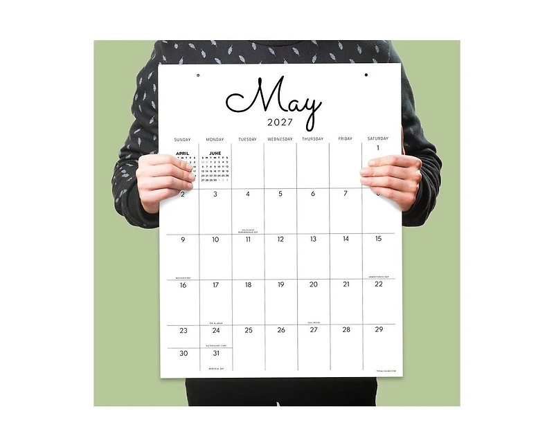 Tf Publishing Paper Goods 2027 Large Art Poster Wall Calendar