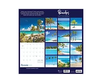 Tf Publishing Paper Goods 2027 Tropical Beaches Wall Calendar